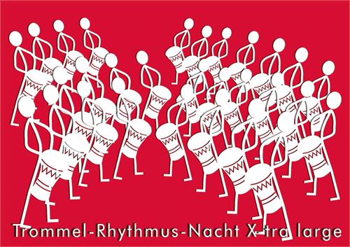 Trommel-Rhythmus-Nacht x-tra large
